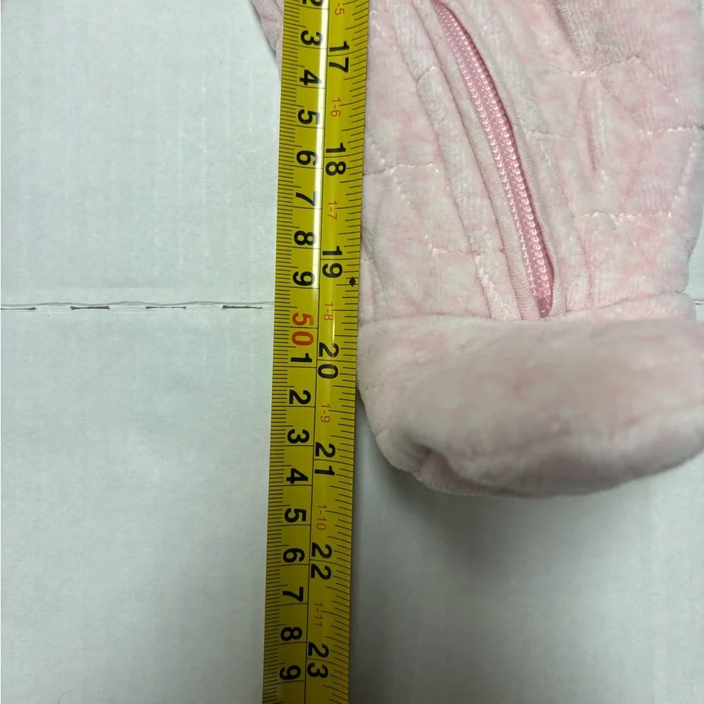 Nordstrom baby quilted bunting with fold over cuffs, size 6m
